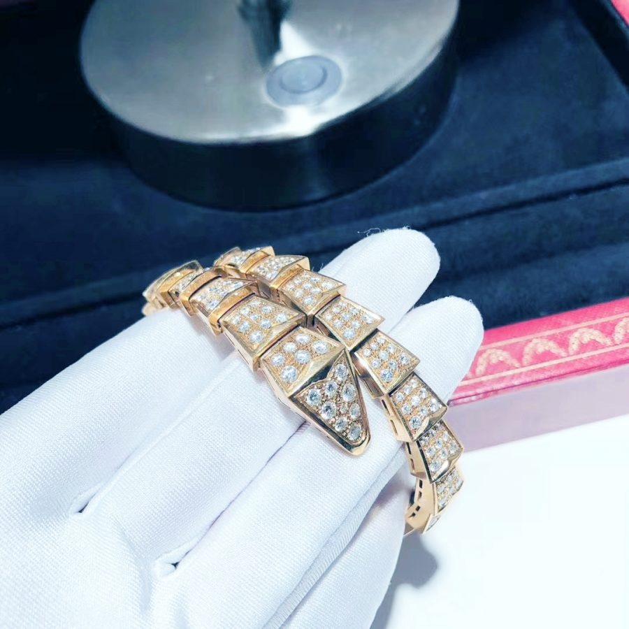 [Moco]SERPENTI BRACELET 8MM PINK GOLD DIAMOND