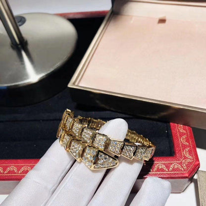 [Moco]SERPENTI BRACELET 8MM GOLD DIAMOND