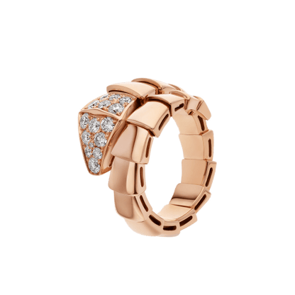 [Moco]SERPENTI RING PINK GOLD DIAMOND