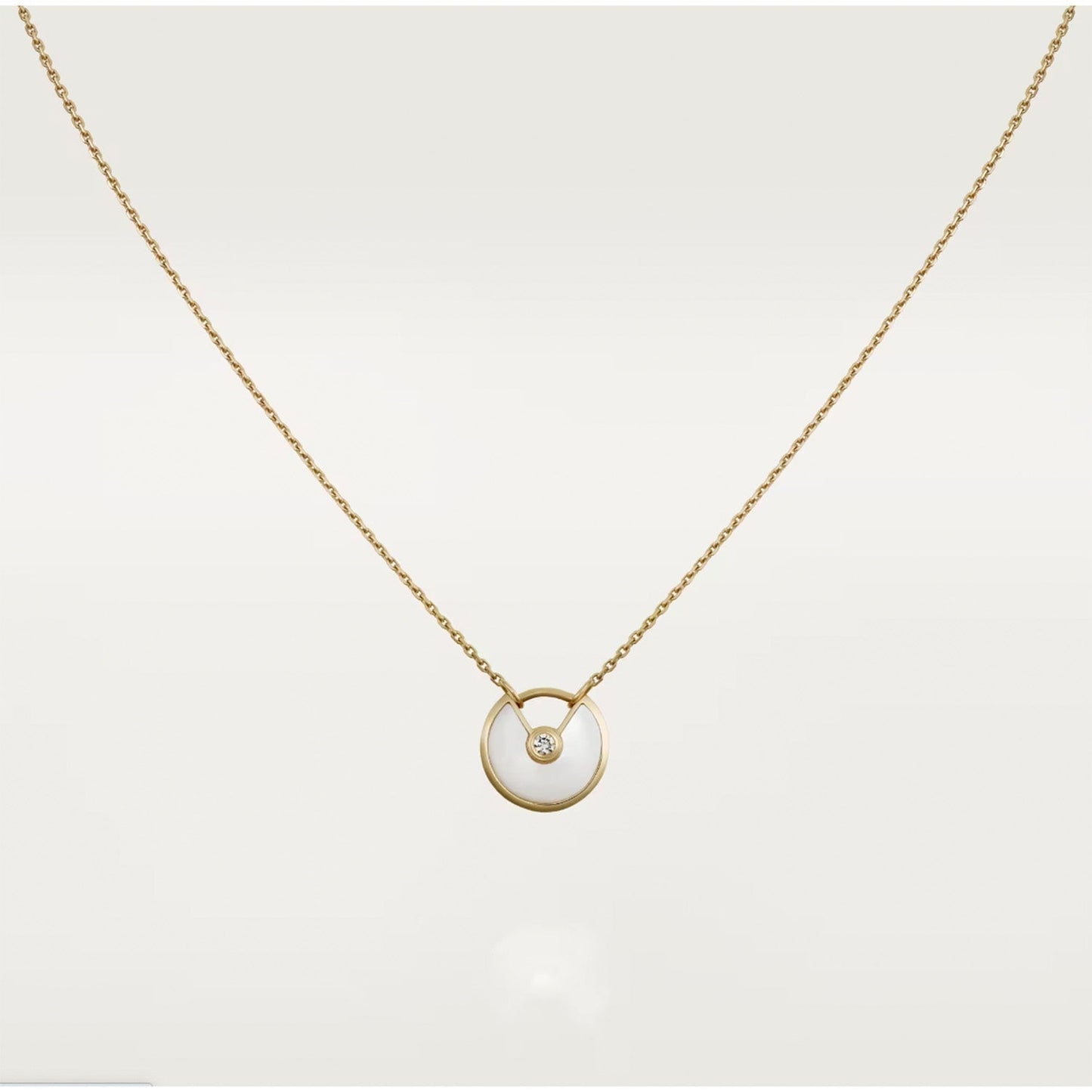 [Moco]AMULETTE ROSE GOLD MOP NECKLACE