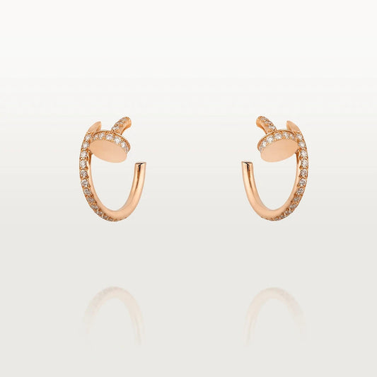 [Moco]JUSTE EARRINGS 12.75MM PINK GOLD DIAMOND