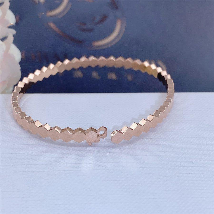 [Moco]BEE LOVE PINK GOLD BRACELET