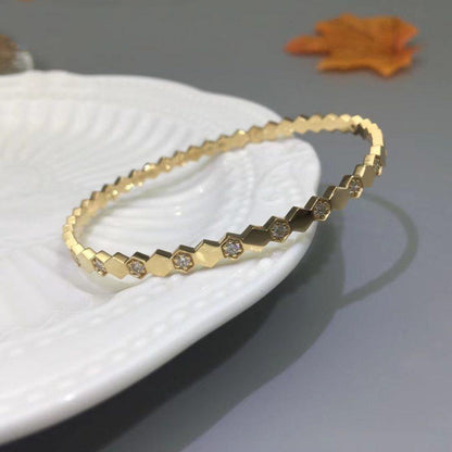 [Moco]BEE LOVE GOLD DIAMOND BRACELET