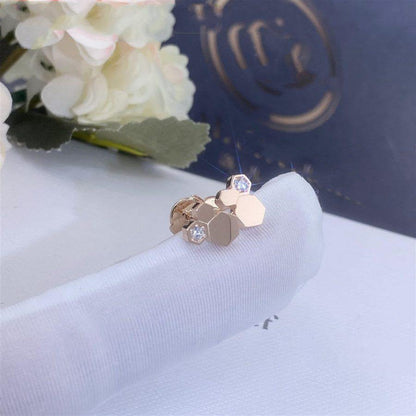 [Moco]BEE LOVE PINK GOLD DIAMOND EARRINGS