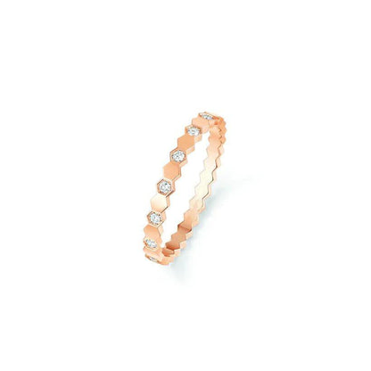 [Moco]BEE LOVE RING PINK GOLD DIAMOND