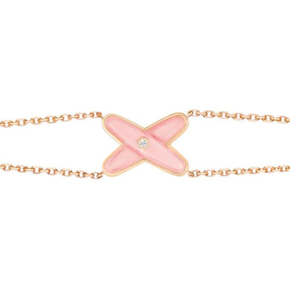 [Moco]JEUX BRACELET PINK MOP PINK GOLD 1 DIAMOND