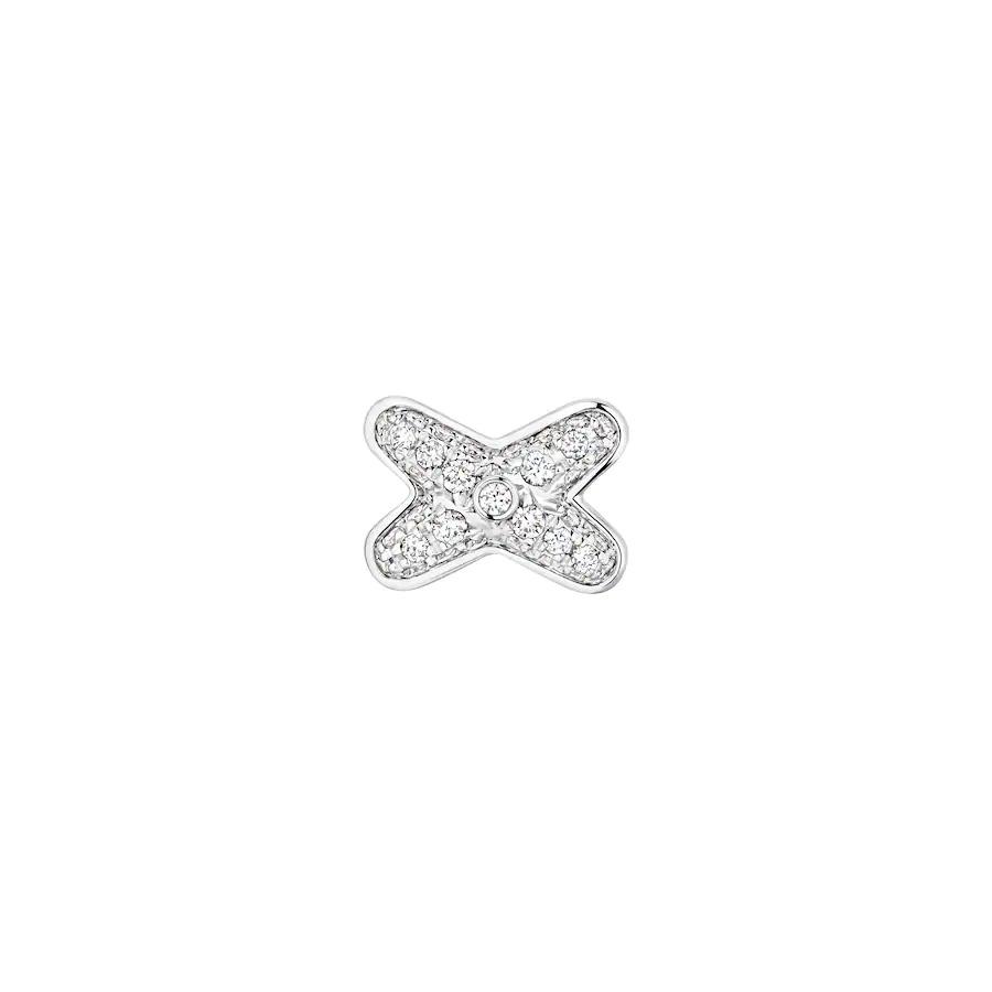 [Moco]JEUX DE SILVER DIAMOND EARRINGS