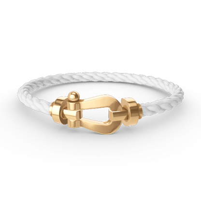 [Moco]FORCE LARGE HORSESHOE NO DIAMOND BRACELET GOLD