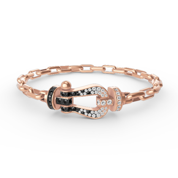 [Moco]FORCE LARGE HORSESHOE CLASP  METAL BRACELET