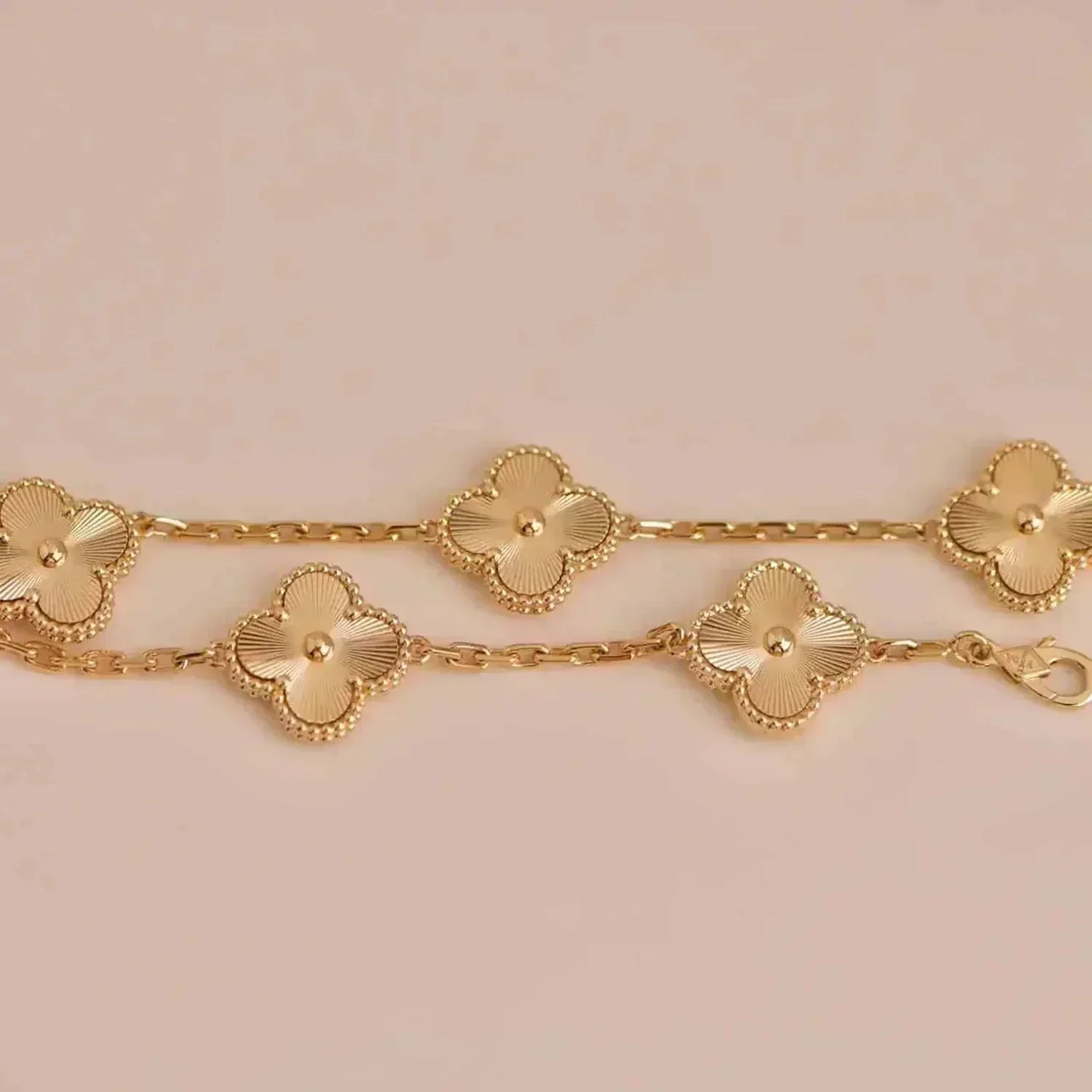 [Moco]CLOVER 5 FLOWERS LASER BRACELET