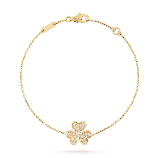 [Moco]FRIVOLE GOLD FLOWER DIAMOND BRACELET