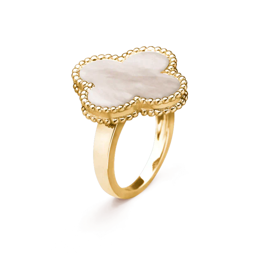 [Moco]CLOVER WHITE MOP RING